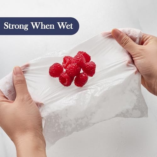 2000 Count White Beverage Napkins - 1-Ply 4.9 x 4.9 Folded Bulk Cocktail - Picture 5 of 8