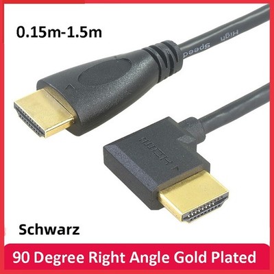 0.15/0.3/0.5/1m HDMI Kabel 4K Rechter 90-Grad-Winkel FULL HDTV HEIM TV