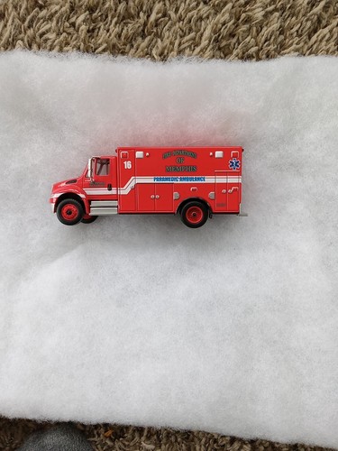 Greenlight, 1:64 scale, 2013 International Durastar Ambulance, Memphis, #31216