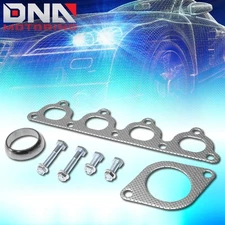FOR 1988-2000 CIVIC CRX 1.5 1.6 D15 D16 SOHC EXHAUST MANIFOLD HEADER GASKET SET