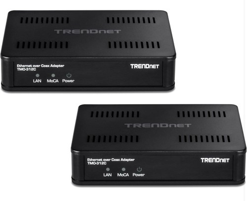 MoCA 2.5 Ethernet over Coax Adapters 2 Pack Gigabit LAN Network Extender - Picture 8 of 13