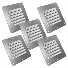 Boat Cabin Vents Air Vent Cover Ventilation Louver 4-1/2" X 5" 316 Stainless ...