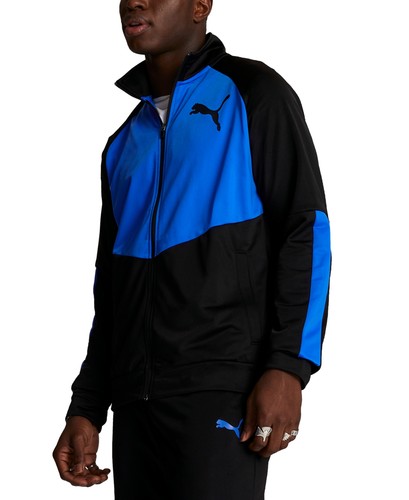 Puma Herren Contrast Jacket 2.0 Coat Small Schwarz Blau