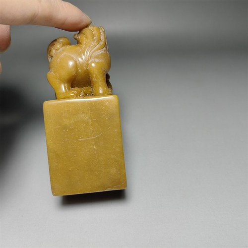 Antique Chinese Shoushan Stone Seal - Picture 6 of 9