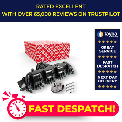 Intake Manifold fits AUDI A6 C6 2.0D 09 to 11 CAGB 03L129086 03L129711AG Febi