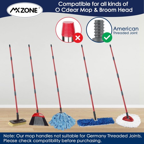 Spin Mop Handle Replacement Compatible with O Cedar Spin Mop and Bucket, 4-Se... - Picture 3 of 7