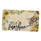  Spring Summer Door Mat 30 X 17 Inch Hello Sunshine Cat Doormat Indoor Outdoor 