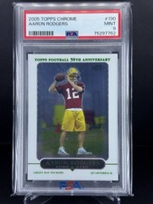 2005 Topps Chrome Aaron Rodgers #190 PSA 9 (Centered)