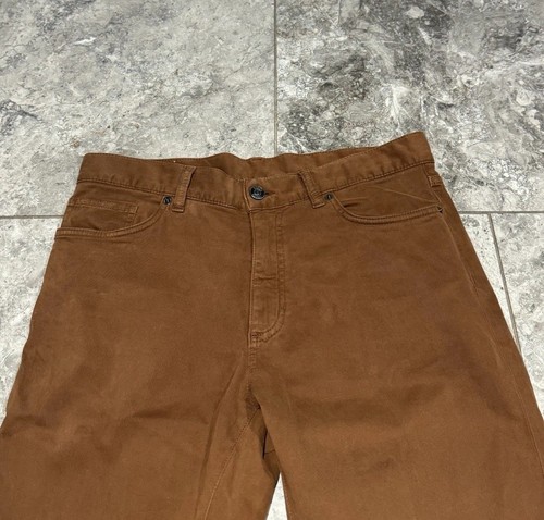 Pantalones de Jean ZEGNA 'Roccia' Elastizados Algodón Teñido Ciudad 5 Bolsillos Vicuña 33 $790+ NUEVO - Imagen 8 de 19