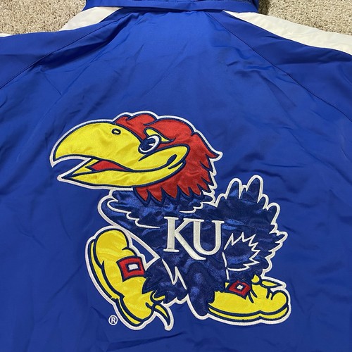 Vintage 90s Kansas Jayhawks Jacke Herren L Windbreaker + Weste Kombi G3 KU NCAA - Bild 22 von 24