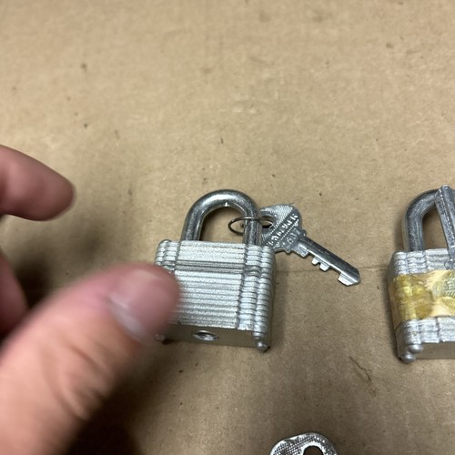Lot Of Vintage Locks With Extra Key, Corbin, Slaymaker, Punchlock - Picture 17 of 24