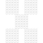  5 Pack Curtain Hanging Rings Large Accessories for Curtains Circular