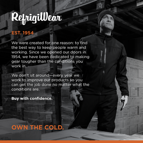 Chaqueta softshell repelente al agua RefrigiWear para hombre - trabajo ligero aislante - Imagen 5 de 6