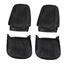 1970 Chevelle / El Camino Bucket Seat Covers Black 70As10u