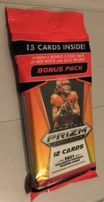 2021 Panini Prizm Draft Picks Football – Factory Sealed Cello Pack (15 Cards)