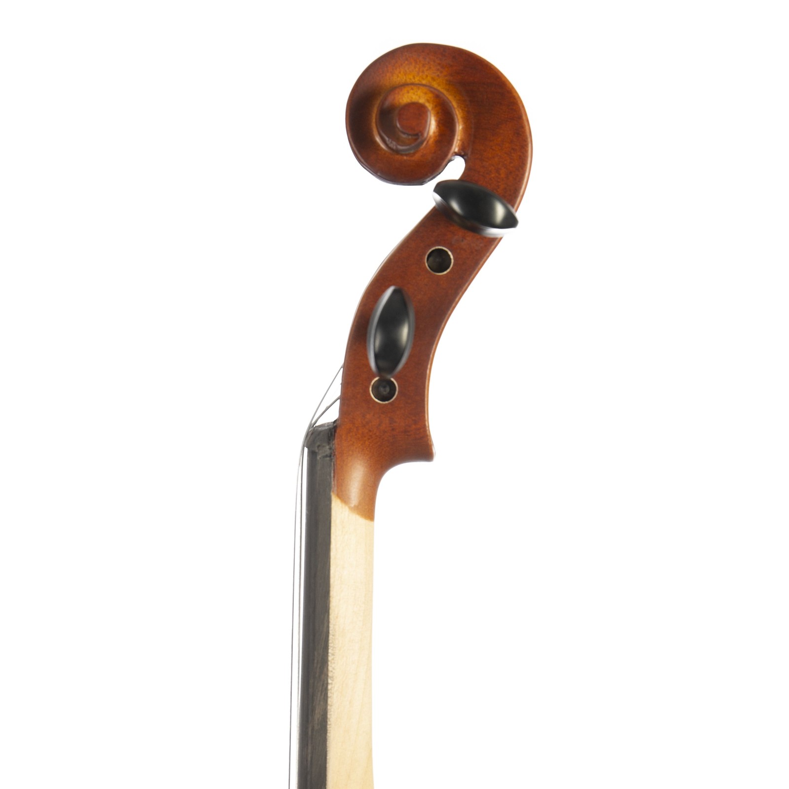 FVN-115 Violine 12, Massiv Ahorn, Fichte, Ebenholz, Guarneri, Carbon, Etui