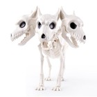 JOICEE 12’’ Halloween Dog Skeleton, Three-Headed Spooky Realistic Halloween P...