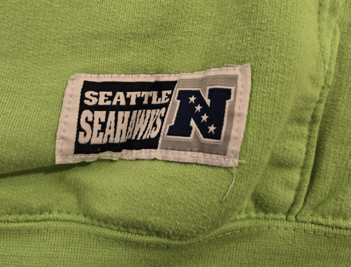 Seattle Seahawks Hombre Manga Larga Pullover Sudadera con Capucha Fan Fútbol XL - Imagen 3 de 7