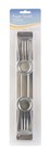Fox Run 10100 Stainless Steel Paper Towel Holder 15.6 Lx1 Hx0.3 Dia. in. 2 Pack