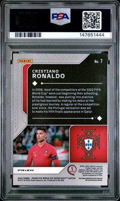 2022 Panini Prizm World Cup Qatar - Scorers Club Cristiano Ronaldo