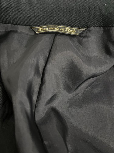Ermenegildo Zegna 54/ 56R 100% Wool Navy Blue Blazer Gold Buttons Hand-Made - Picture 8 of 11