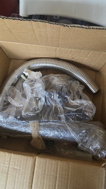 generator exhaust Dampening extension Out Of Wall Kit