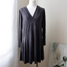 Anthropologie / Dolan Left Cost Cupro gray Swing dress size XS