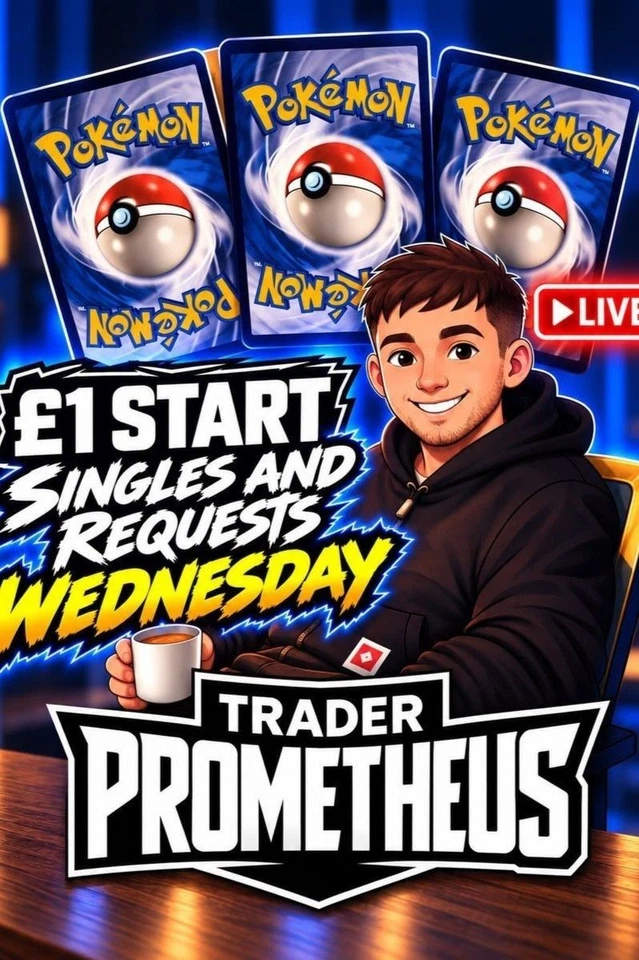 £1 START POKEMON SINGLES & REQUESTS WEDNESDAY