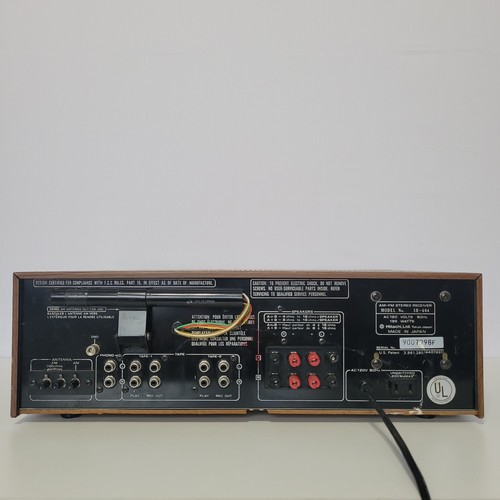 Vintage 1979 Hitachi SR-604 Class G AM/FM Stereo Receiver Amplifier For Parts - Picture 11 of 18