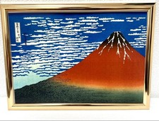 Hokusai Mount Fuji Ukiyo-e Print Replica A4 Japanese Wall Art Painting