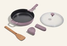 Our Place Cast Iron Always Pan 10.5 Inch 8-in-1 multifunctionality Lavender
