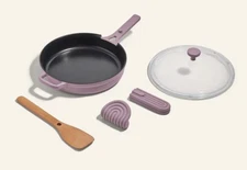 Our Place Cast Iron Always Pan 10.5 Inch 8-in-1 multifunctionality Lavender