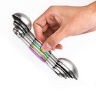 Magnetic Measuring Spoons Set Dual Sided Stainless Steel Set of 7 Stackable M...