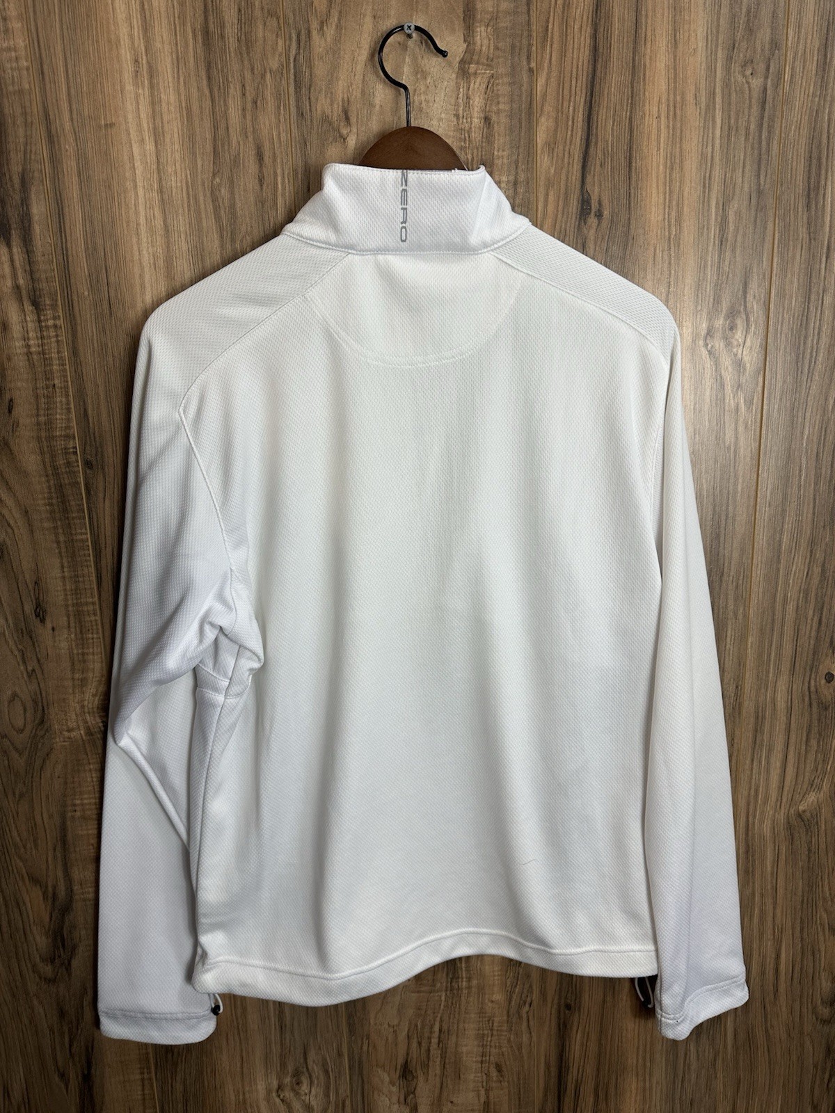 Zero Restriction Jacket Mens Tour Series Thermal 1/4 Zip Knit Size M