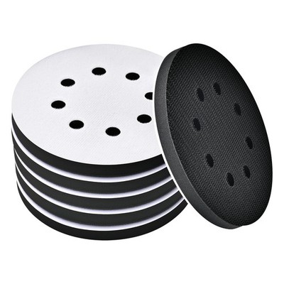 8 Hole 5'' Sander Sponge Pad Hook & Loop Soft Cushion