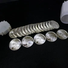 Buffalo 1/2 oz Silver Rounds Tube of 20 Pieces - Uncirculated