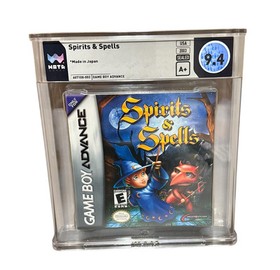 Spirits & Spells 9.4 A+ Nintendo Gameboy Advance GBA WATA PSA Graded Not VGA CGC