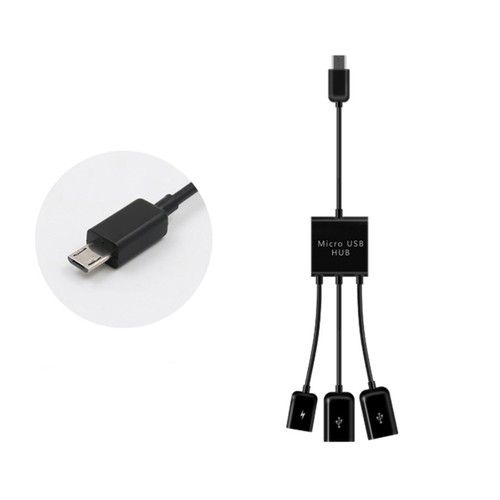 USB Type C Hub 3 in 1 Multiple USB Cable USB Type C Connector Mini Portable OTG - Afbeelding 11 van 11