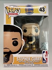 Figura Funko Pop NBA Golden State Warriors Stephen Curry con Protector NUEVO 146-1