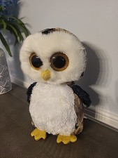 Ty Beanie Boos Owliver, the Camouflage Owl Soft! 10” EUC