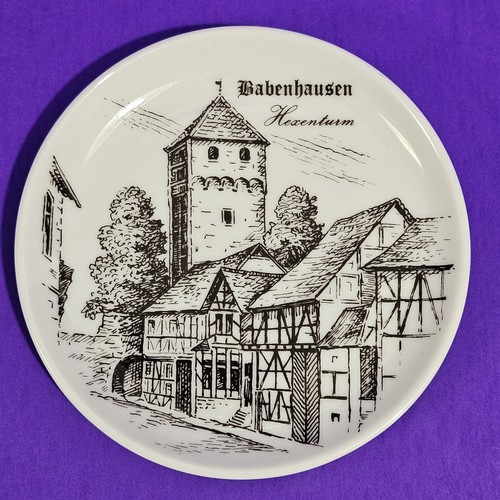 Set Of 3 Mini Coaster Plates Babenhausen Royal Porzellan Bavaria KPM Germany - Picture 2 of 8