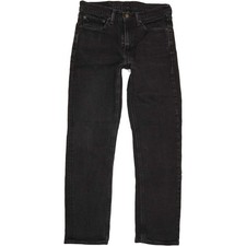 Levi's 511  Herren Schwarz Straight Slim Stretch Jeans W32 L30 (82345)