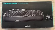 New Logitech Comfort Wave MK550 Wireless Keyboard w/ Laser Mouse