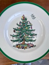Spode Christmas Tree pattern dinner plate Set Of 4