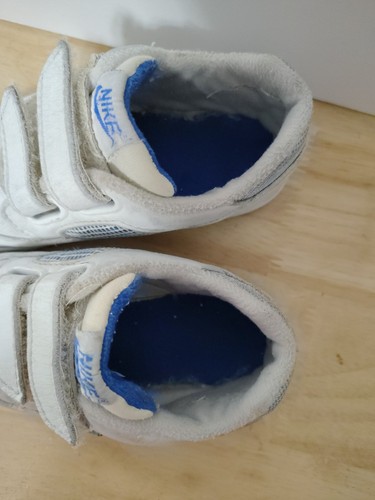 Vintage Nike Shoes Kid Toddler 80's 90s Blue/ White size 8C Children TW - Picture 5 of 11