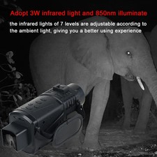 Portable Monocular Night- Device Day Night Use Photo Video Playback TQKK