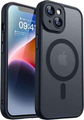 CANSHN Magnetisch Kompatibel mit iPhone 14 Hülle (6,1 Zoll), Aufgerüstet [Vollkamera 