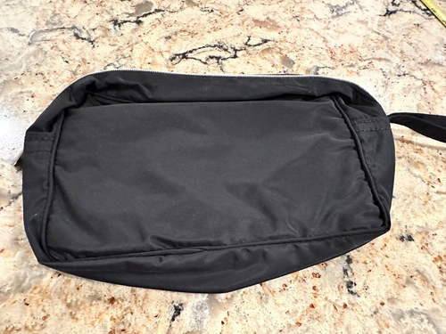 Michael Kors Damen Schwarz Trench Regenjacke Hell Silber Reißverschluss Tragetasche XL NEU - Bild 14 von 15