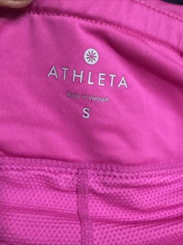 Athleta ~ Swagger Three Tier Skort ~ 3 Volantes Rosa Tenis Talla-S Azul Marino Tanque S71 - Imagen 4 de 9