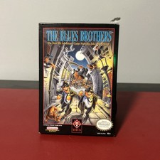 The Blues Brothers Nintendo NES NR MINT CIB Complete In Box